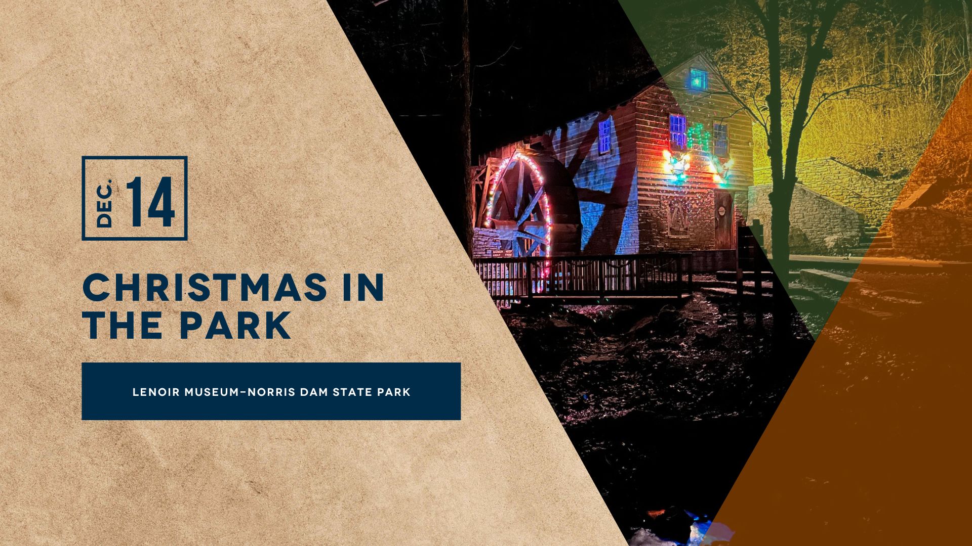 Advertising image for Christmas in the Park